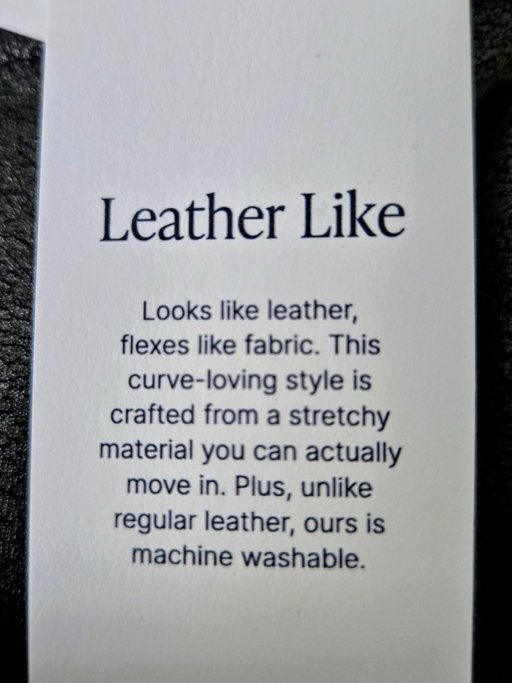 SPANX NWT Faux Leather-Look Leggings Classic High Waist Slimming Womens Size S - Picture 8 of 11